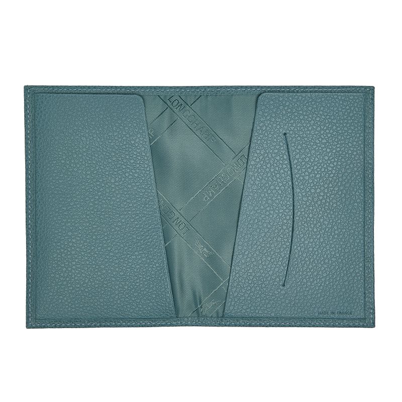Longchamp Le Foulonné Men Passport Holder Blue | Australia-120SKWBZR