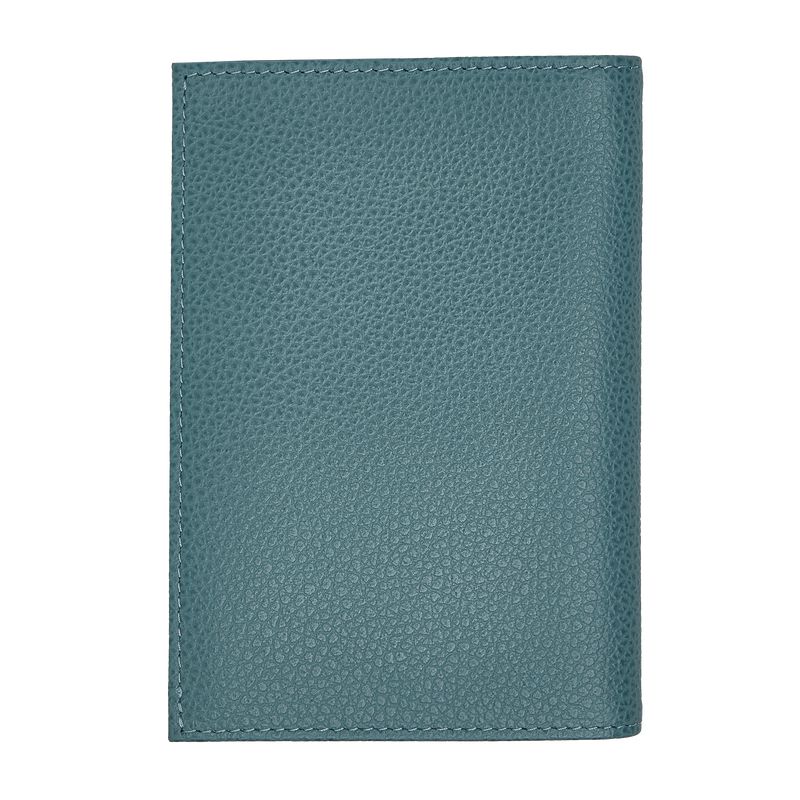 Longchamp Le Foulonné Men Passport Holder Blue | Australia-346RSGPCD