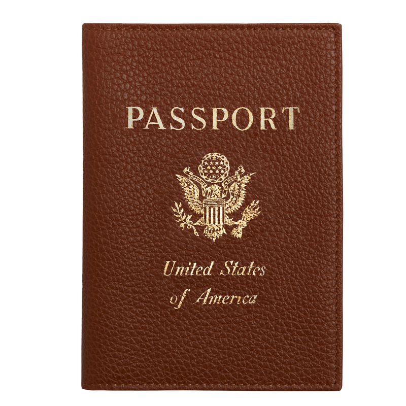 Longchamp Le Foulonné Men Passport Holder Brown | Australia-980OAQCUK