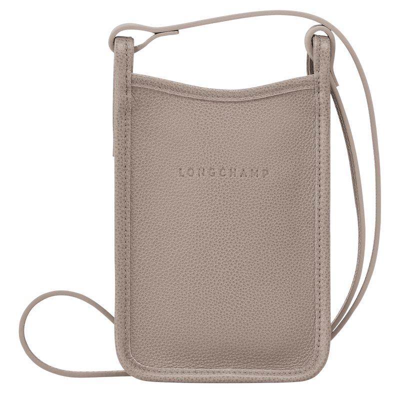 Longchamp Le Foulonné Men Phone Case Beige | Australia-690FNPBQZ