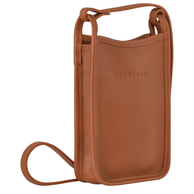 Longchamp Le Foulonné Men Phone Case Brown | Australia-501FQPUSG