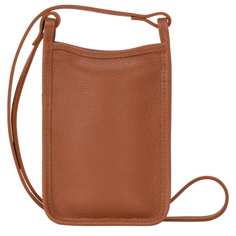 Longchamp Le Foulonné Men Phone Case Brown | Australia-501FQPUSG