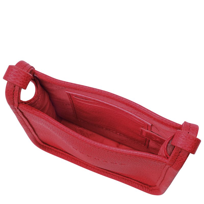 Longchamp Le Foulonné Men Phone Case Red | Australia-297QLJCPX