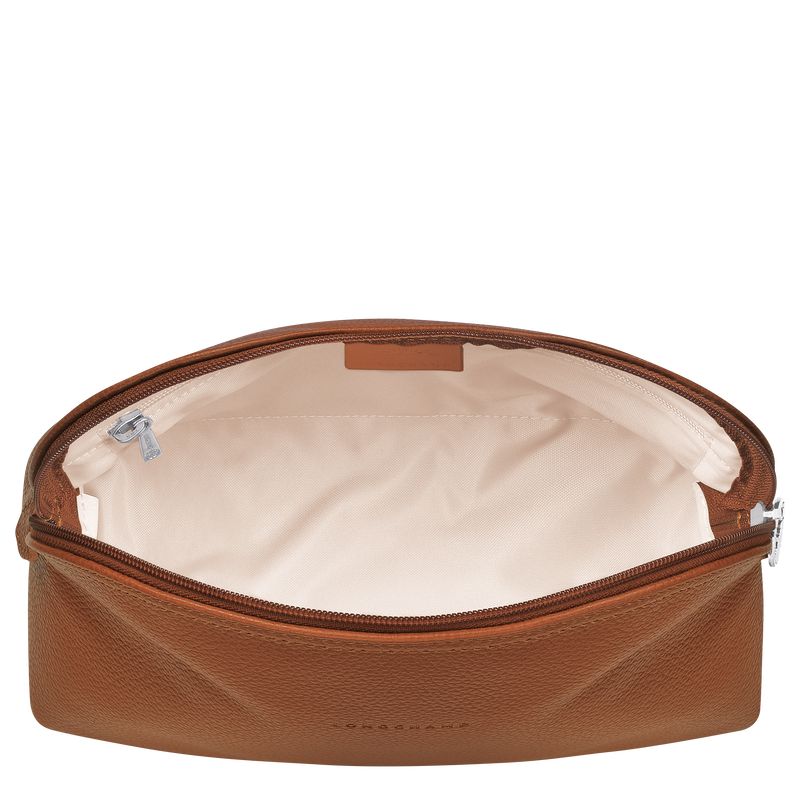 Longchamp Le Foulonné Men Toiletry Bags Brown | Australia-926YQULSB