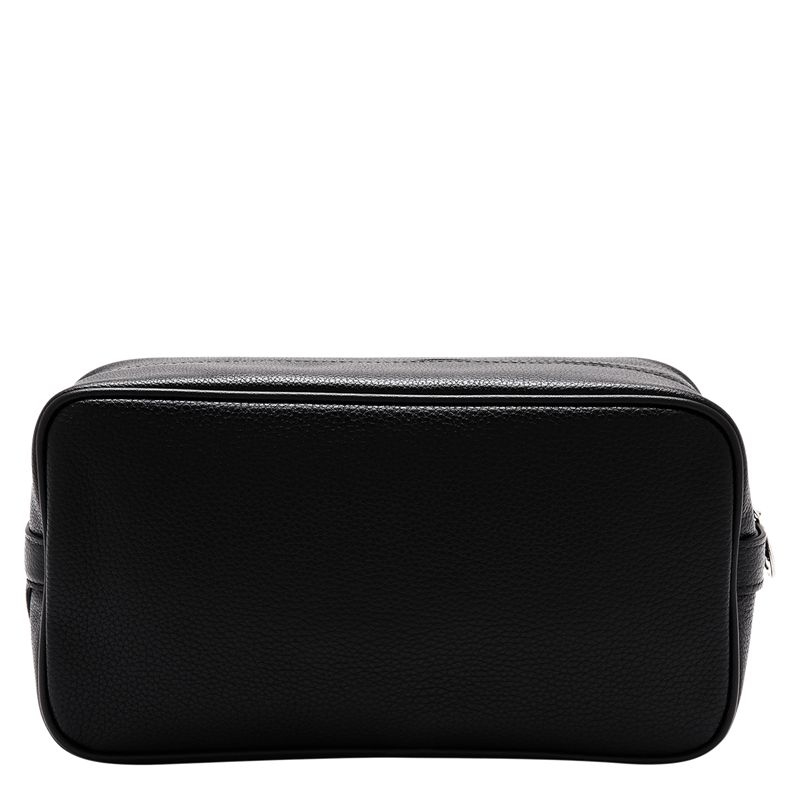 Longchamp Le Foulonné Men Toiletry Bags Black | Australia-570PKJUMW