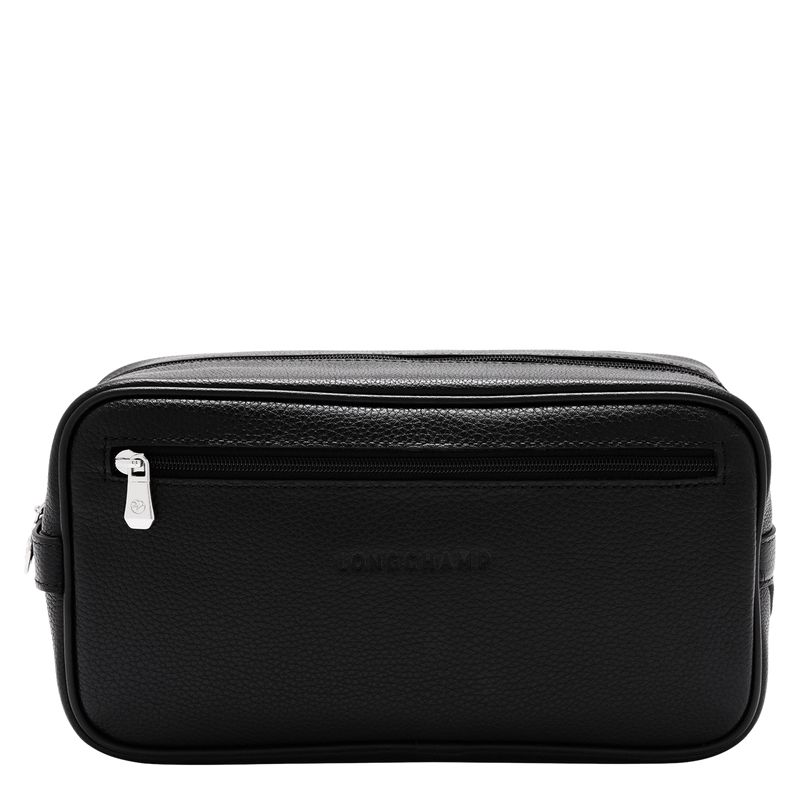 Longchamp Le Foulonné Men Toiletry Bags Black | Australia-570PKJUMW