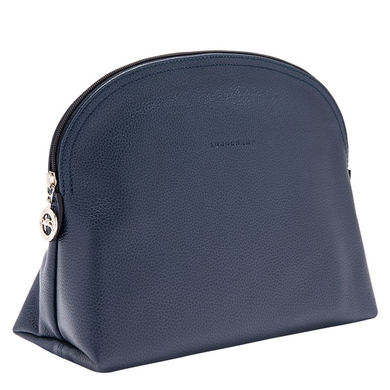 Longchamp Le Foulonné Men Toiletry Bags Navy | Australia-768VAZQCF