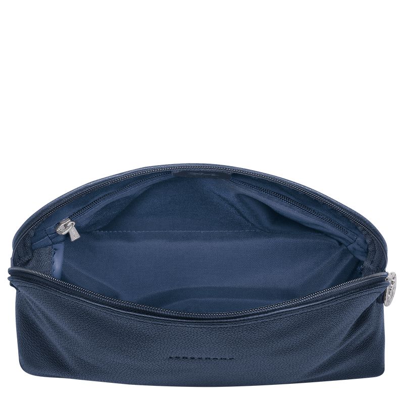 Longchamp Le Foulonné Men Toiletry Bags Navy | Australia-768VAZQCF