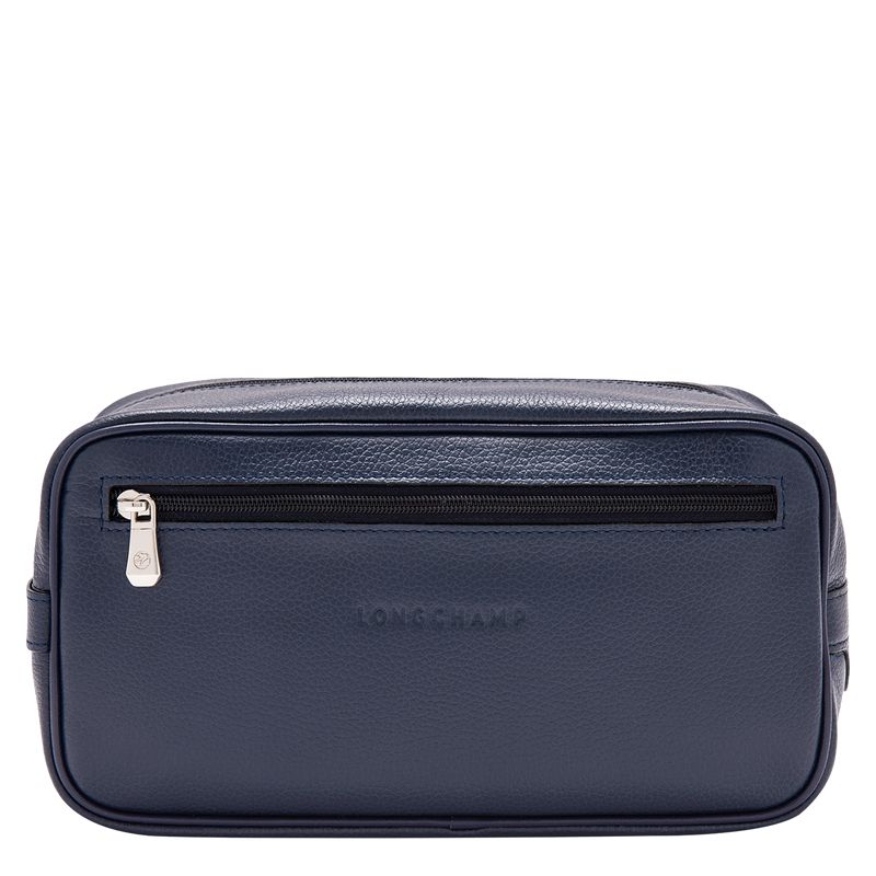 Longchamp Le Foulonné Men Toiletry Bags Navy | Australia-637ZVPYHO
