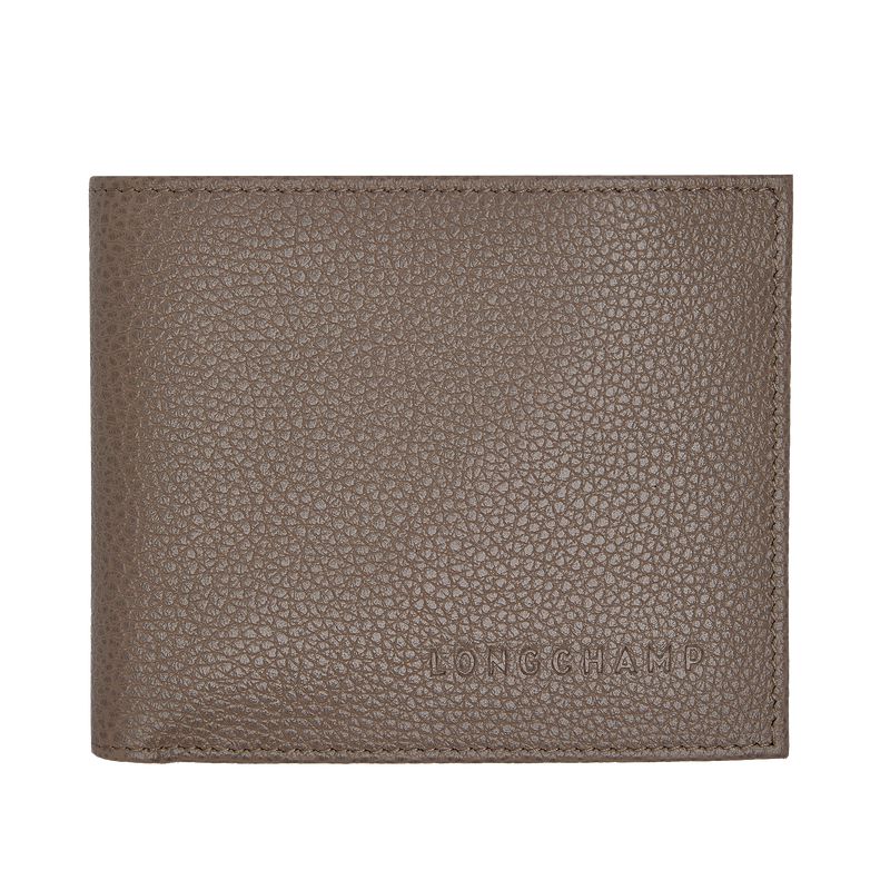 Longchamp Le Foulonné Men Wallet Beige | Australia-719KRDUIG