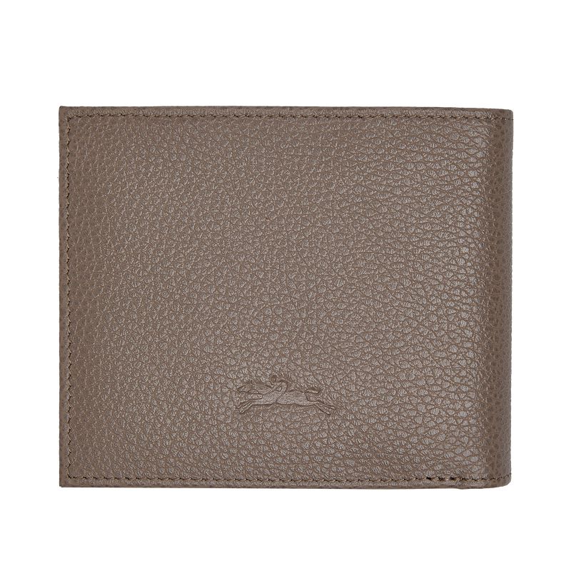 Longchamp Le Foulonné Men Wallet Beige | Australia-719KRDUIG