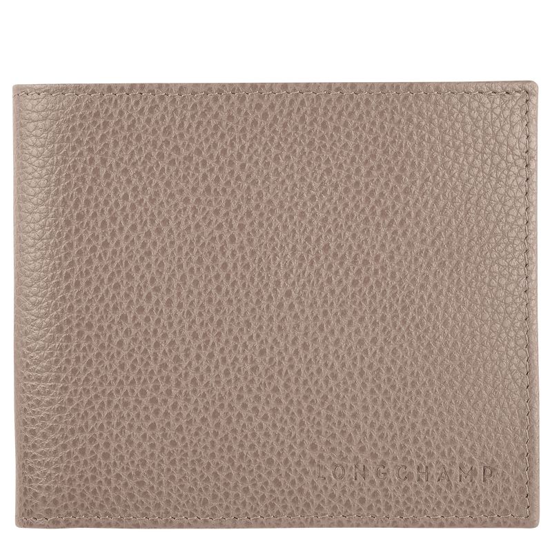 Longchamp Le Foulonné Men Wallet Beige | Australia-719KRDUIG