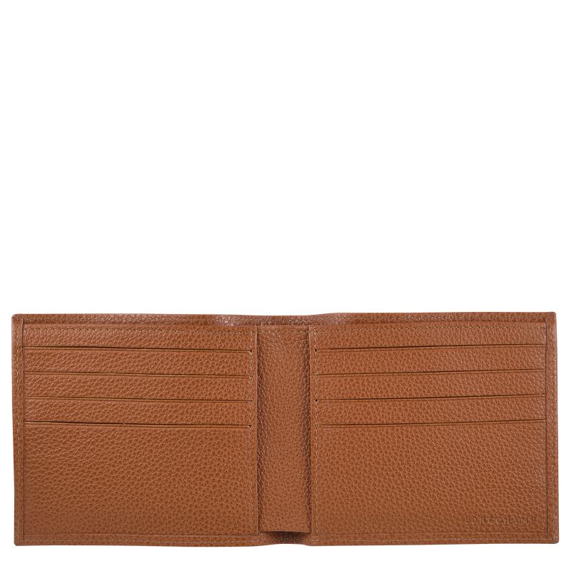 Longchamp Le Foulonné Men Wallet Brown | Australia-925KJTOBG