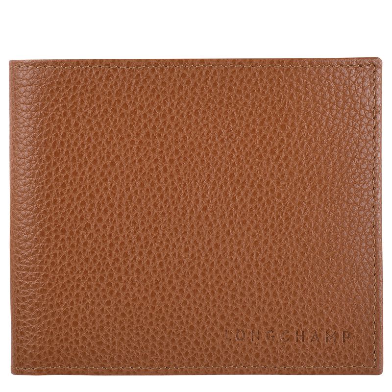 Longchamp Le Foulonné Men Wallet Brown | Australia-925KJTOBG