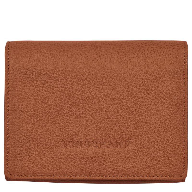 Longchamp Le Foulonné Men Wallet Brown | Australia-417JXZCTH