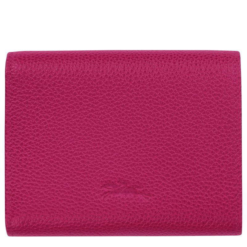 Longchamp Le Foulonné Men Wallet Fuchsia | Australia-794JUHBGC