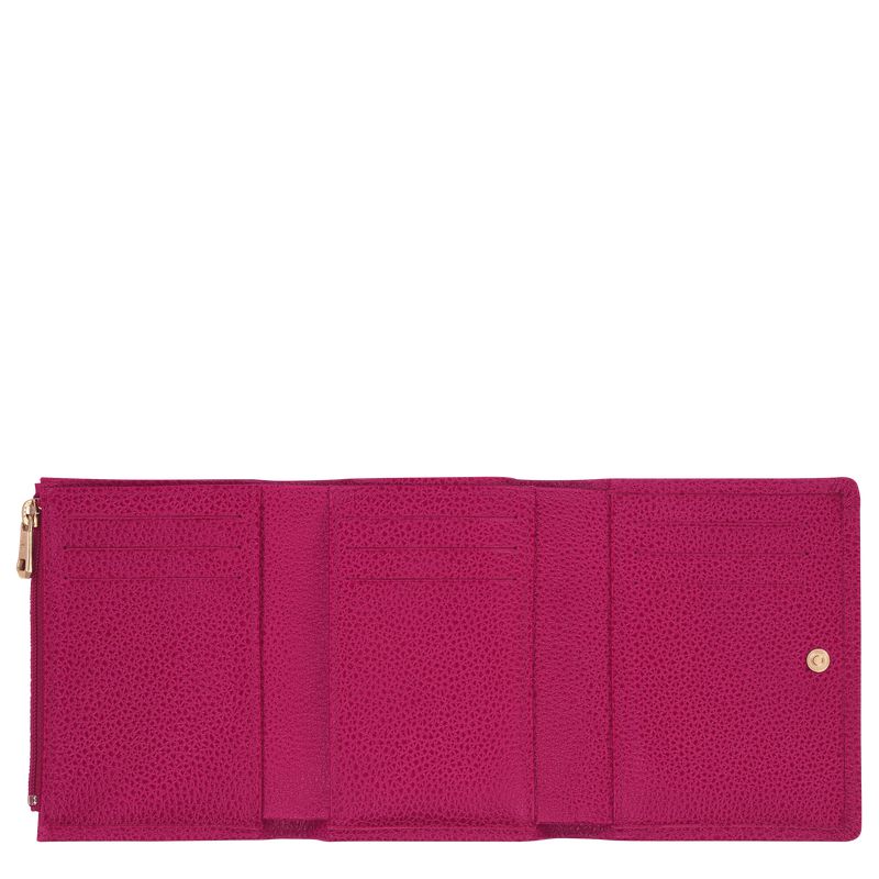 Longchamp Le Foulonné Men Wallet Fuchsia | Australia-794JUHBGC