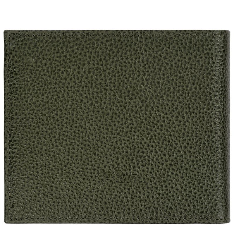 Longchamp Le Foulonné Men Wallet Khaki | Australia-017MRTIXJ