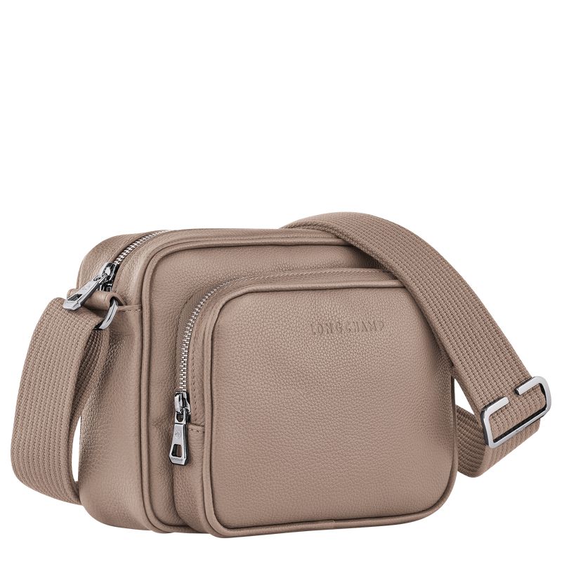 Longchamp Le Foulonné S Camera Men Crossbody Bag Beige | Australia-906ITEBYJ