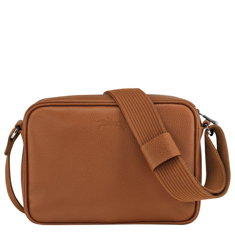 Longchamp Le Foulonné S Camera Men Crossbody Bag Brown | Australia-795ZBRTOA
