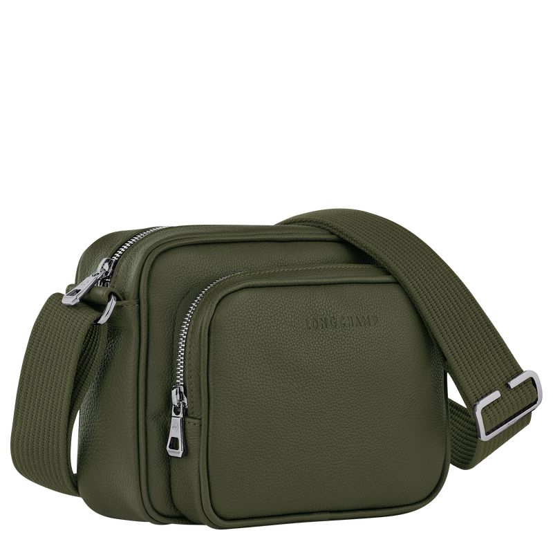 Longchamp Le Foulonné S Camera Men Crossbody Bag Khaki | Australia-510HIOQXV