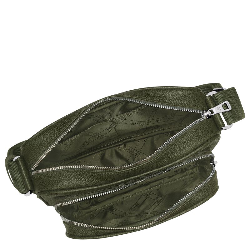 Longchamp Le Foulonné S Camera Men Crossbody Bag Khaki | Australia-510HIOQXV