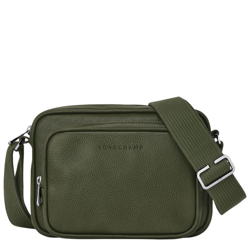 Longchamp Le Foulonné S Camera Men Crossbody Bag Khaki | Australia-510HIOQXV