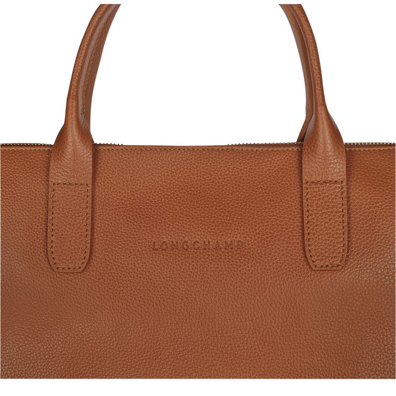 Longchamp Le Foulonné S Men Briefcase Brown | Australia-036RUDKTP