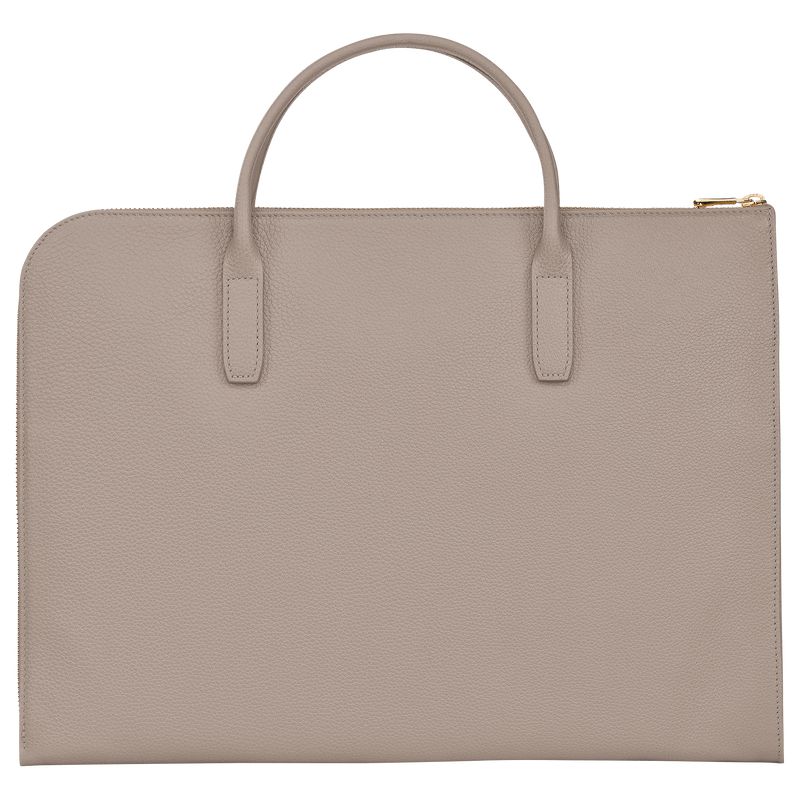 Longchamp Le Foulonné S Women Briefcase Grey | Australia-795WTLDKX