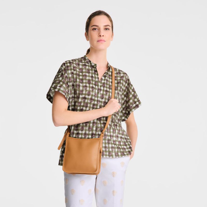 Longchamp Le Foulonné S Women Crossbody Bag Brown | Australia-348UGHOZT