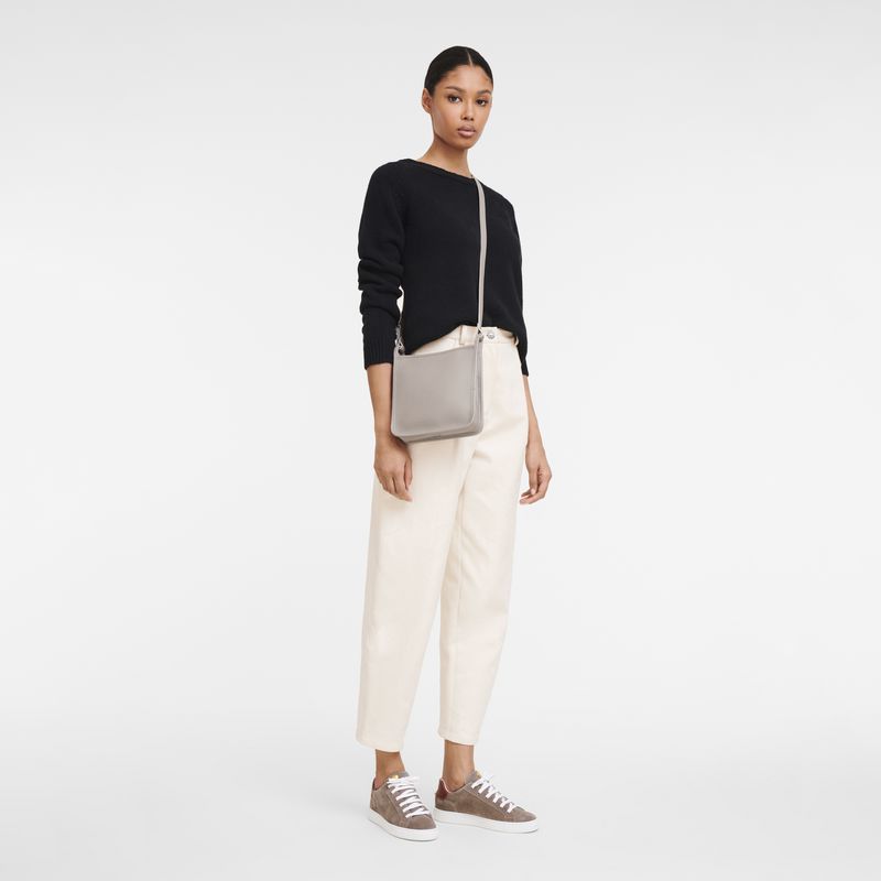 Longchamp Le Foulonné S Women Crossbody Bag Grey | Australia-231TOIWDS