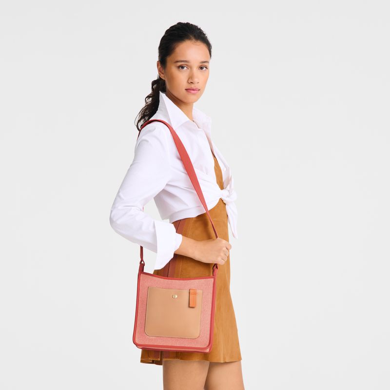 Longchamp Le Foulonné S Women Crossbody Bag Pink | Australia-508GWBSVQ