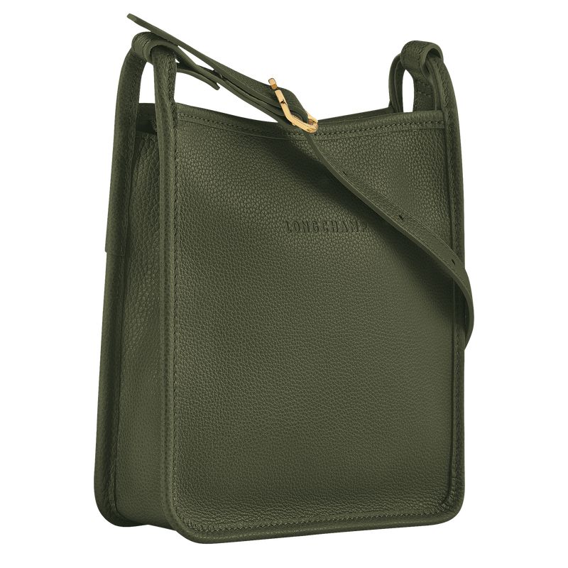Longchamp Le Foulonné S Women Crossbody Bag Khaki | Australia-438EWIGJD