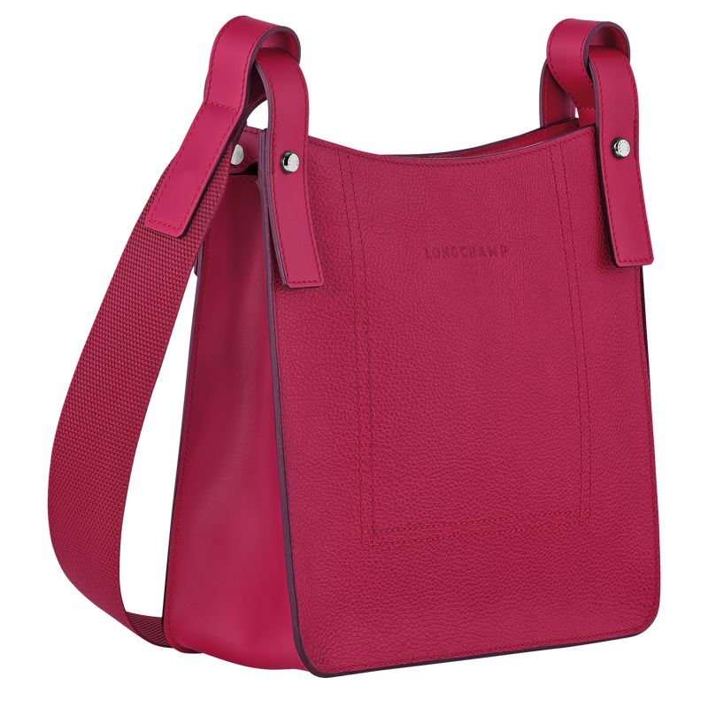 Longchamp Le Foulonné S Women Crossbody Bag Dark Pink | Australia-035KSOMHX