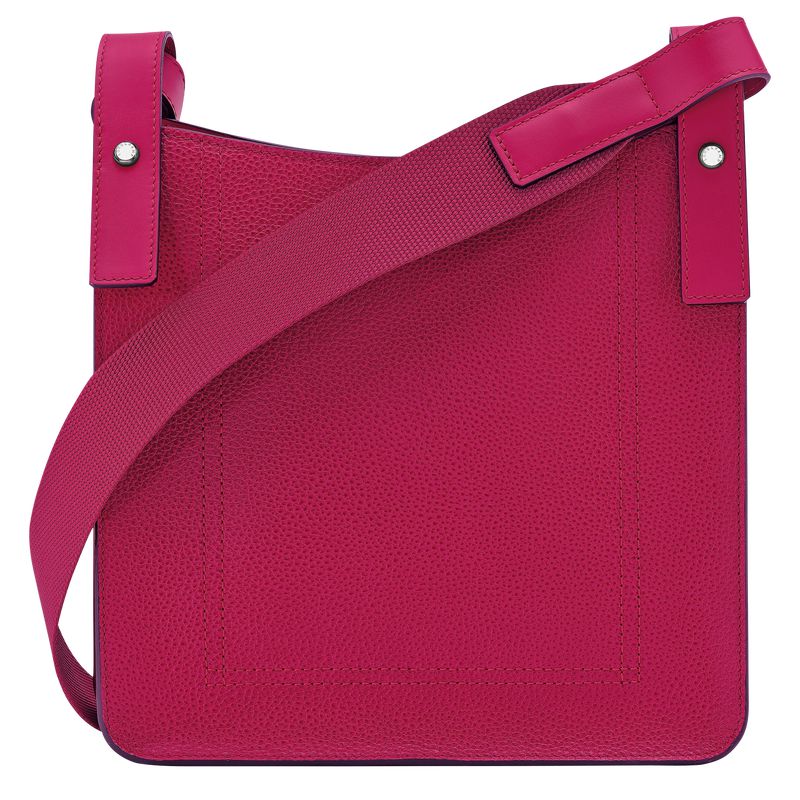 Longchamp Le Foulonné S Women Crossbody Bag Dark Pink | Australia-035KSOMHX