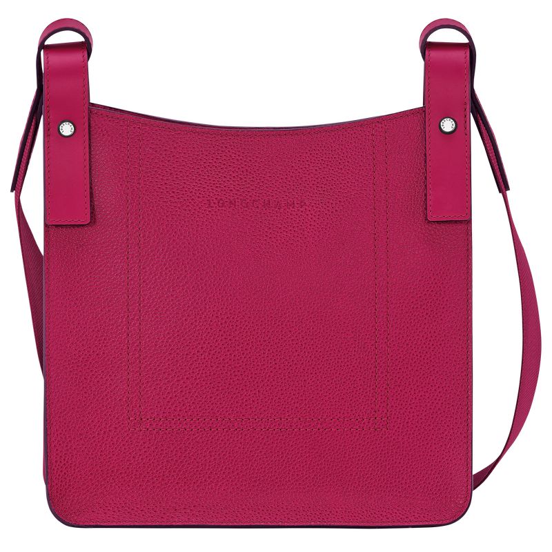 Longchamp Le Foulonné S Women Crossbody Bag Dark Pink | Australia-035KSOMHX