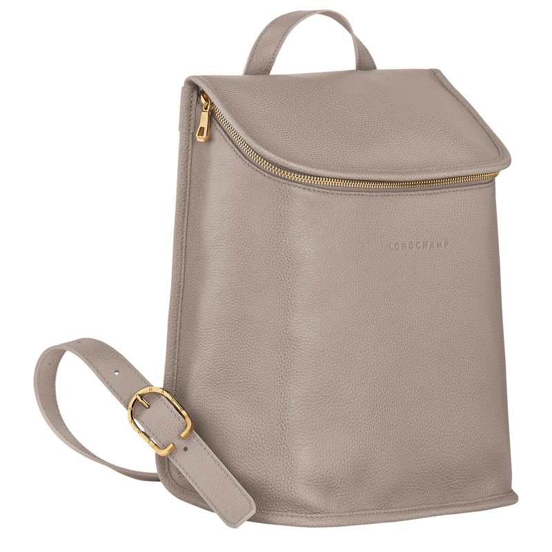 Longchamp Le Foulonné Women Backpack Beige | Australia-936QDAUXY