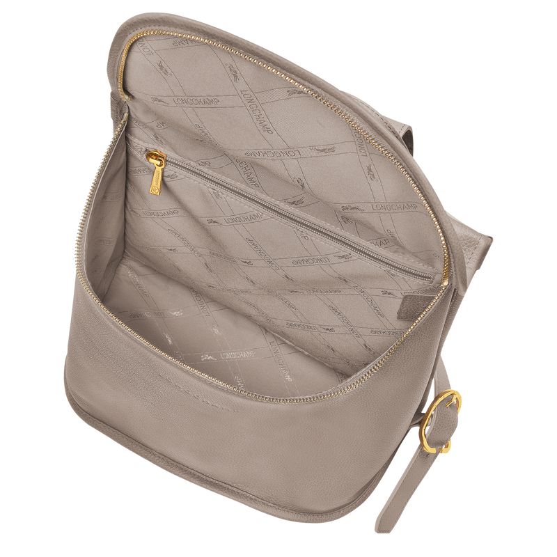 Longchamp Le Foulonné Women Backpack Beige | Australia-936QDAUXY
