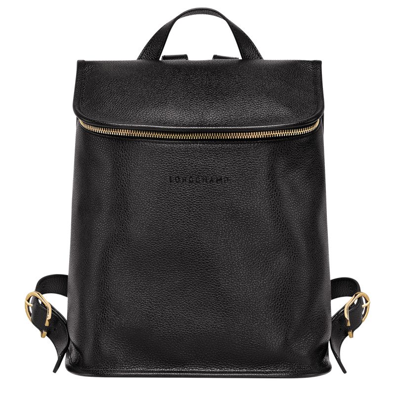 Longchamp Le Foulonné Women Backpack Black | Australia-598PRWLFQ