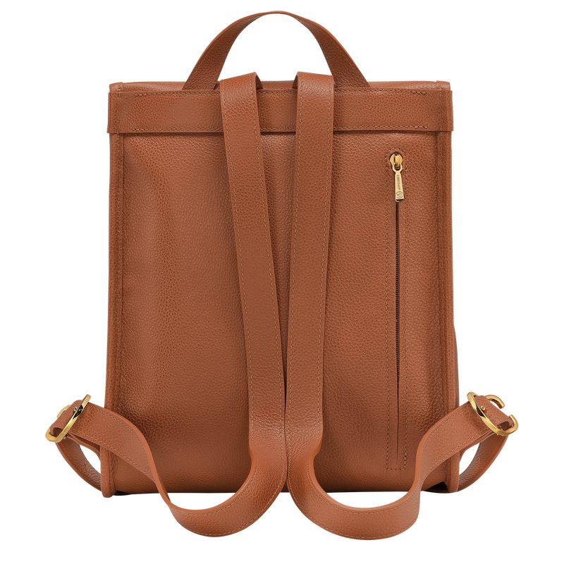 Longchamp Le Foulonné Women Backpack Brown | Australia-104QKBLJY
