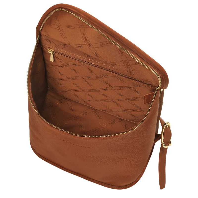 Longchamp Le Foulonné Women Backpack Brown | Australia-104QKBLJY
