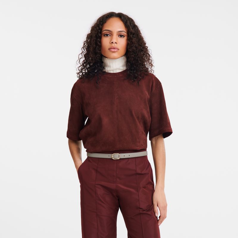 Longchamp Le Foulonné Women Belt Dark Grey | Australia-867HWATLX