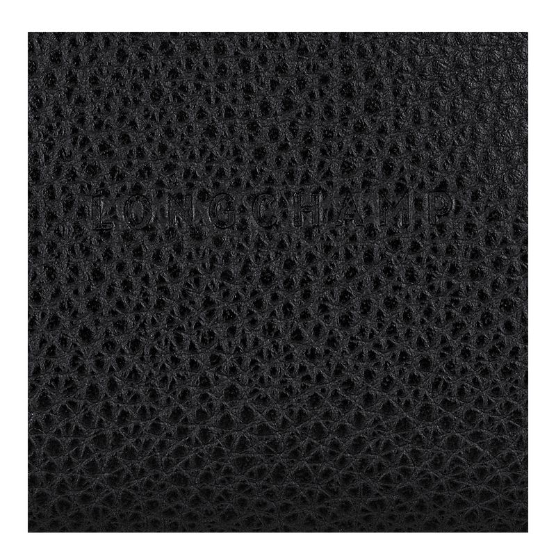 Longchamp Le Foulonné Women Coin Purse Black | Australia-712HYUKBT