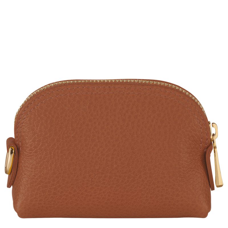 Longchamp Le Foulonné Women Coin Purse Brown | Australia-463VGNHXT