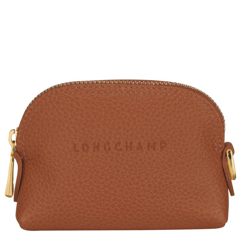Longchamp Le Foulonné Women Coin Purse Brown | Australia-463VGNHXT