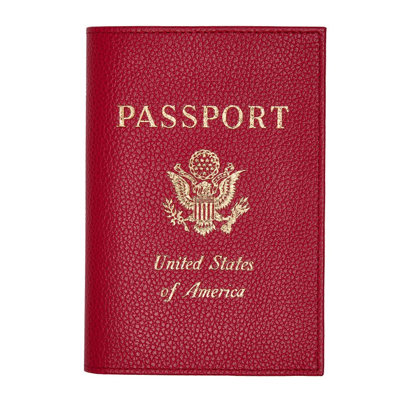 Longchamp Le Foulonné Women Passport Holder Red | Australia-392XIBNCR