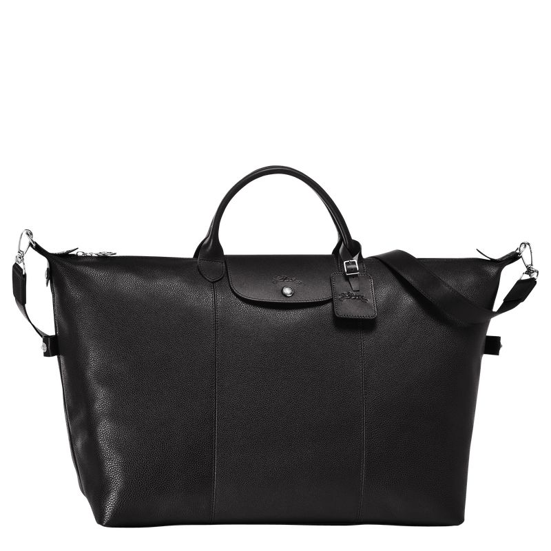 Longchamp Le Foulonné Xl Men Travel Bag Black | Australia-398USXOZM