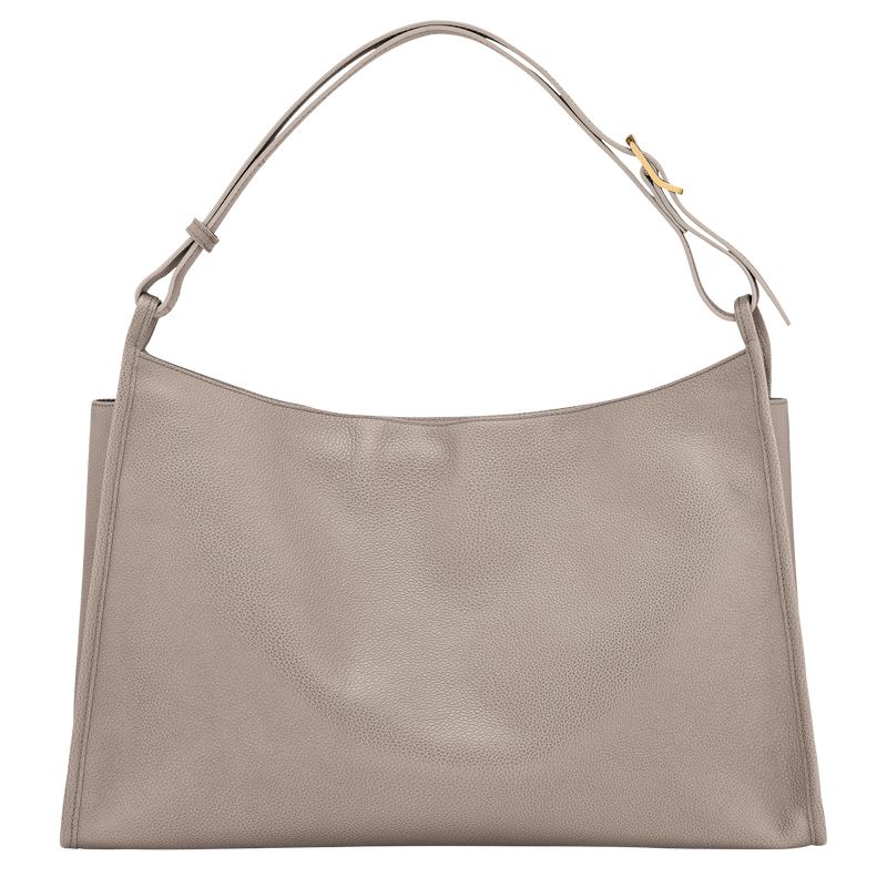 Longchamp Le Foulonné Xl Women Shoulder Bag Grey | Australia-537LTXBNZ