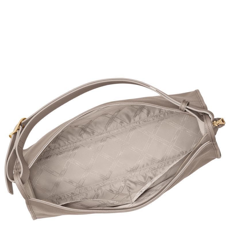 Longchamp Le Foulonné Xl Women Shoulder Bag Grey | Australia-537LTXBNZ