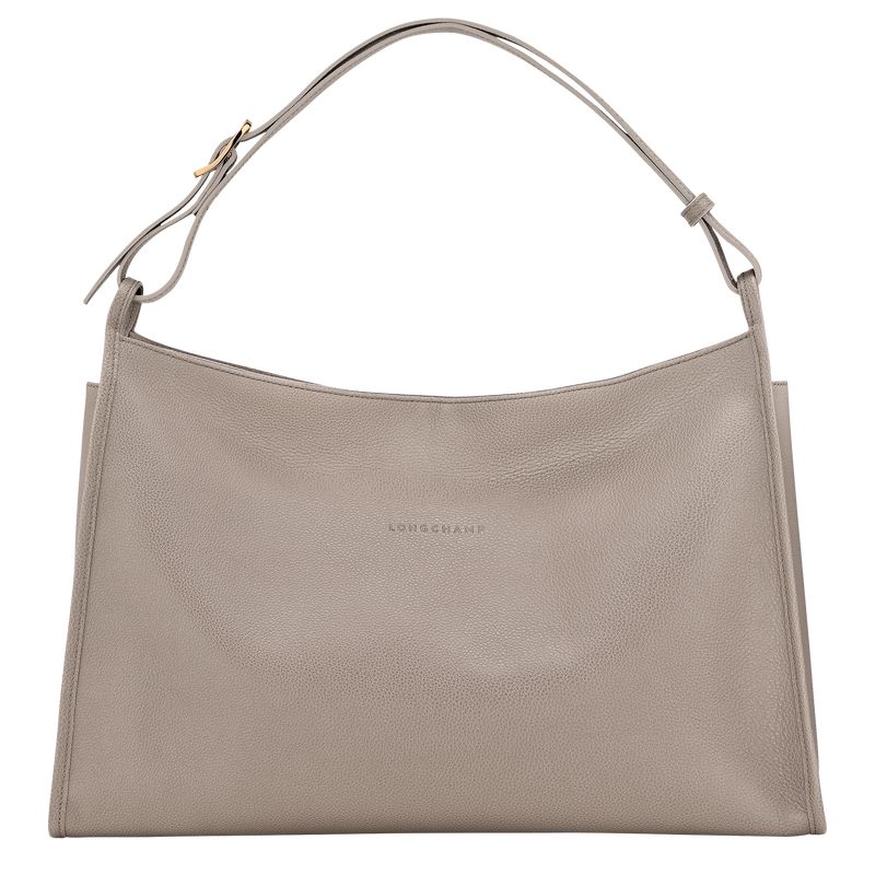 Longchamp Le Foulonné Xl Women Shoulder Bag Grey | Australia-537LTXBNZ